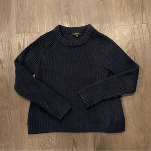 Quince 100% Organic Cotton Navy Blue Sweater